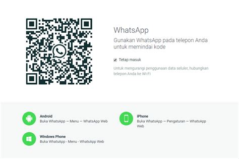 cara login whatsapp web tanpa barcode